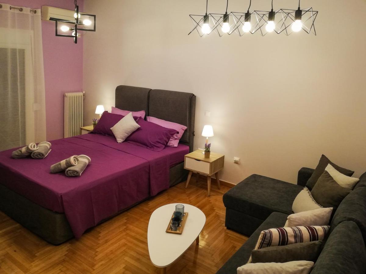 Stylish Modern Studio In The Heart Of Ateny Zewnętrze zdjęcie