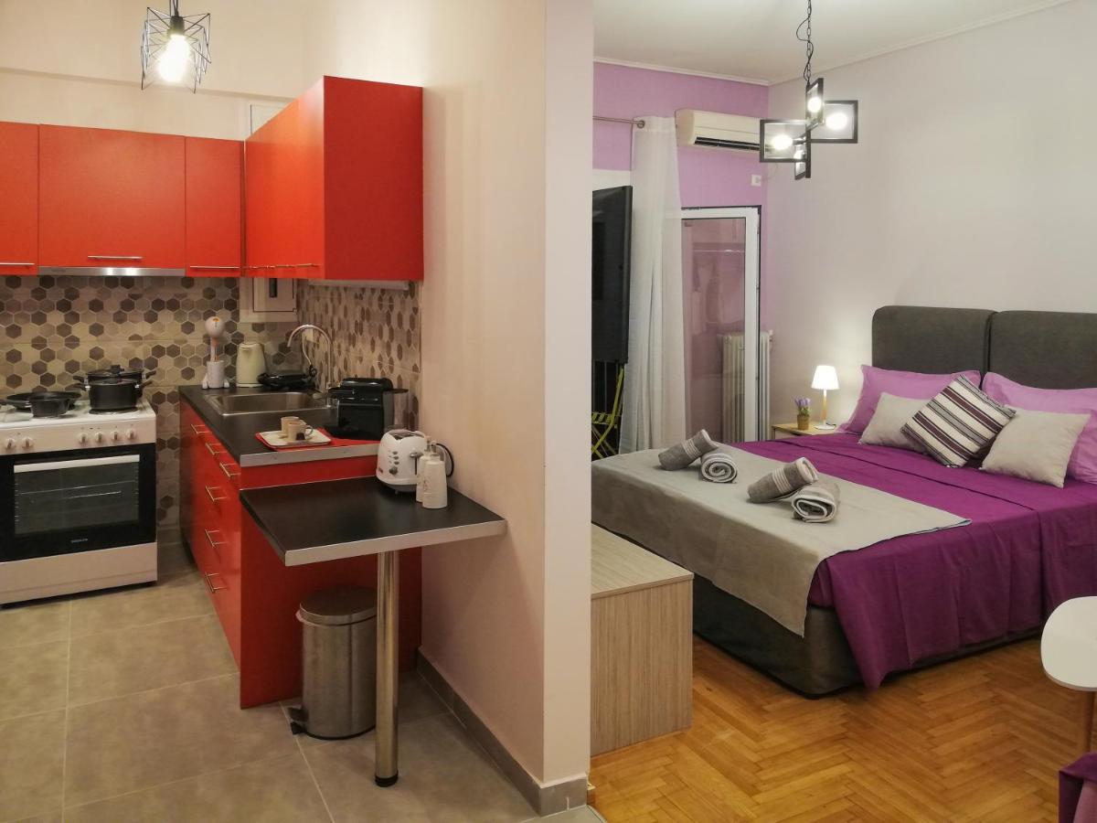 Stylish Modern Studio In The Heart Of Ateny Zewnętrze zdjęcie