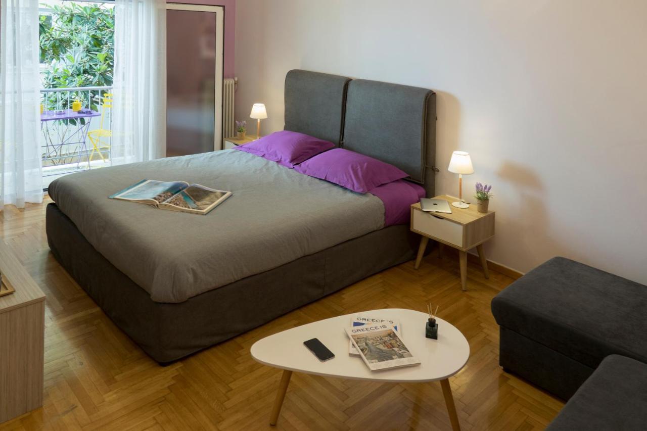 Stylish Modern Studio In The Heart Of Ateny Zewnętrze zdjęcie