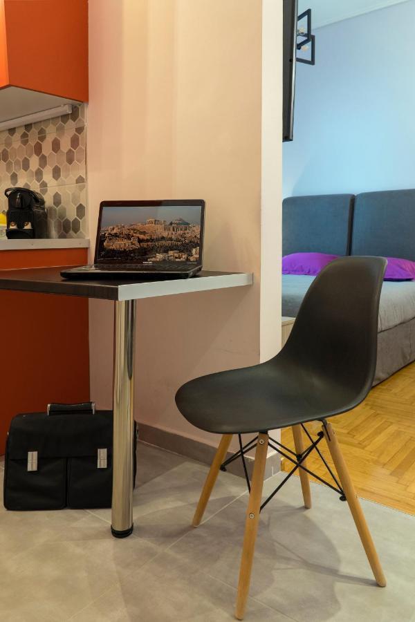 Stylish Modern Studio In The Heart Of Ateny Zewnętrze zdjęcie